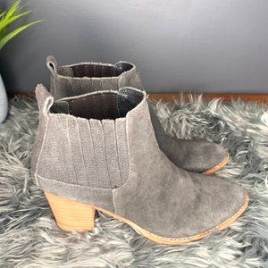 Dolce Vita Grey Suede Booties